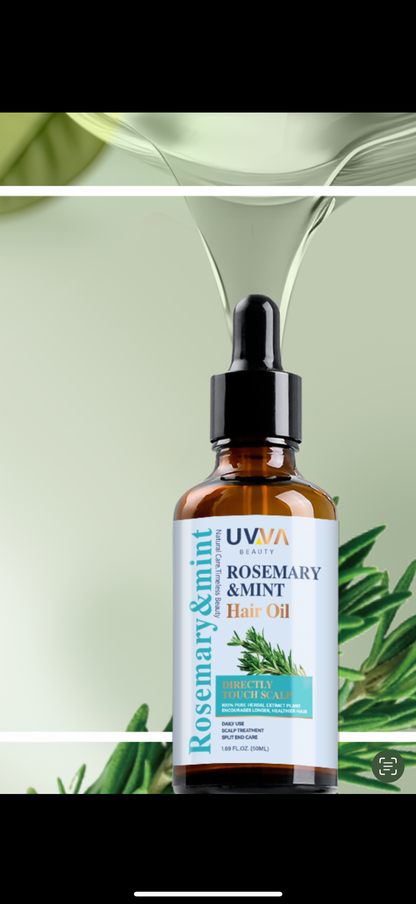 UVVA Beauty Rosemary & Mint Hair Oil